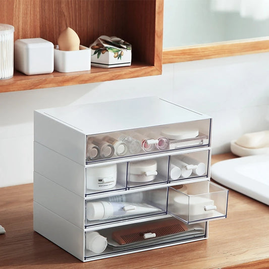 Modular Stackable Desktop Drawers – Customizable Storage System