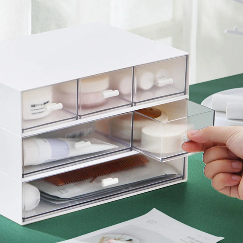 Modular Stackable Desktop Drawers – Customizable Storage System