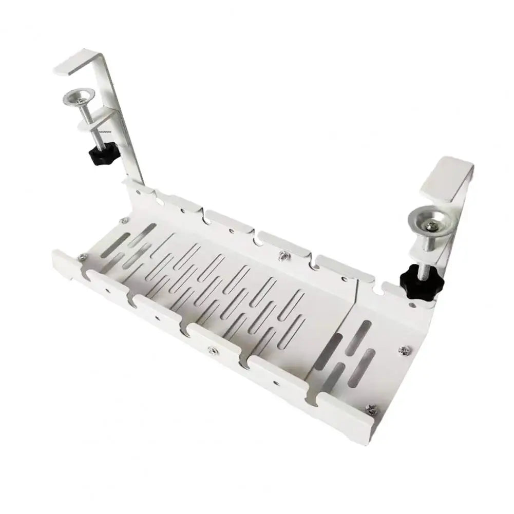 Adjustable Under-Desk Cable Management Tray – Clean & Clutter-Free Setup