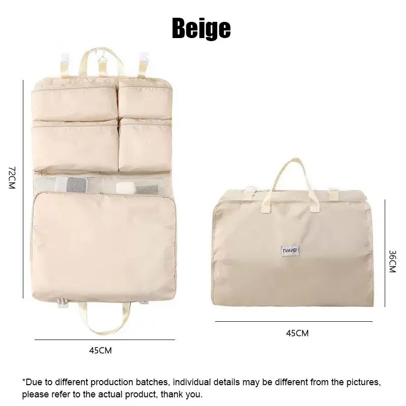 Foldable Travel Organizer Bag – Space-Saving Packing System
