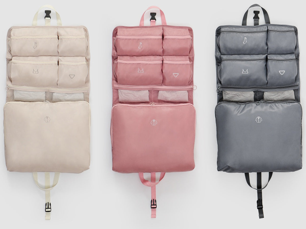 Foldable Travel Organizer Bag – Space-Saving Packing System