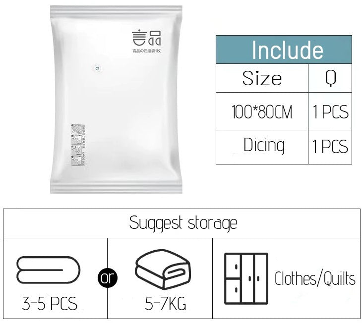 Electric Vacuum Compression Pump & Storage Bag Set