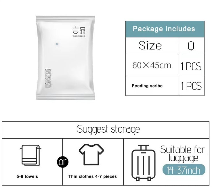 Electric Vacuum Compression Pump & Storage Bag Set
