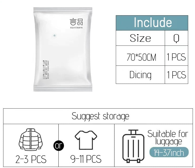 Electric Vacuum Compression Pump & Storage Bag Set