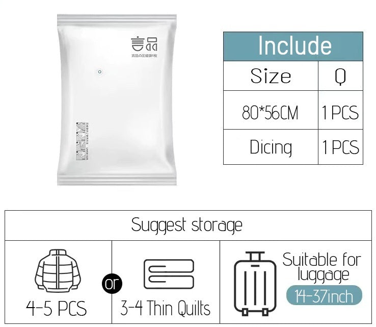 Electric Vacuum Compression Pump & Storage Bag Set