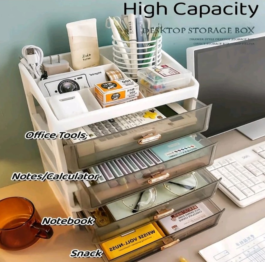 Drawer organizer high capacity desktop setup