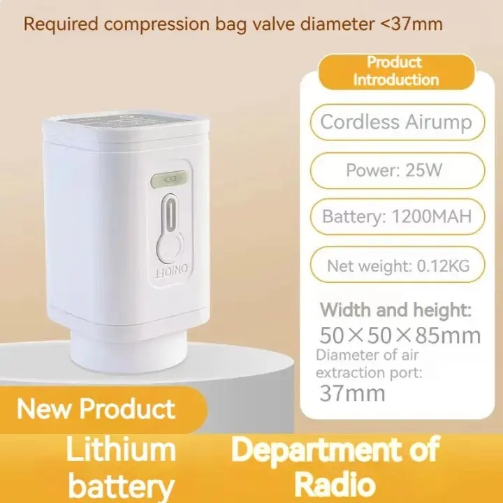 Vacuum compression bag for quilts and bedding